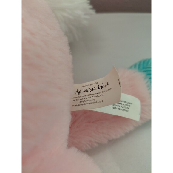 Make Believe Ideas Pink Unicorn Sensory Plush Baby Toddler Stuffed Animal Toy - Picture 6 of 9